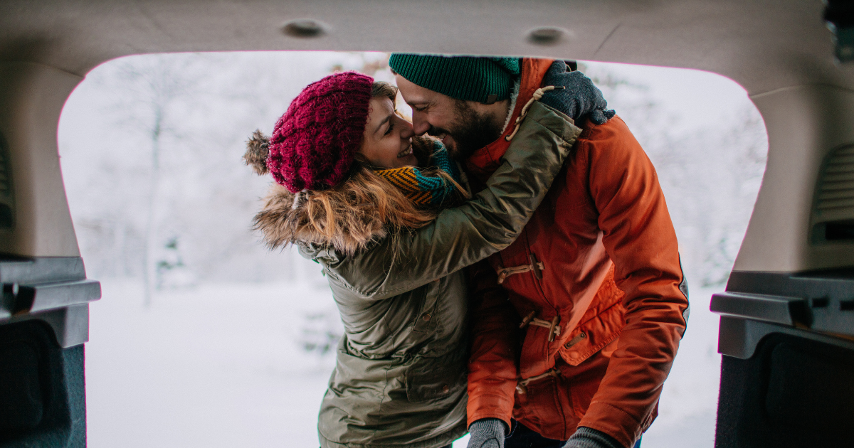 couple hugging