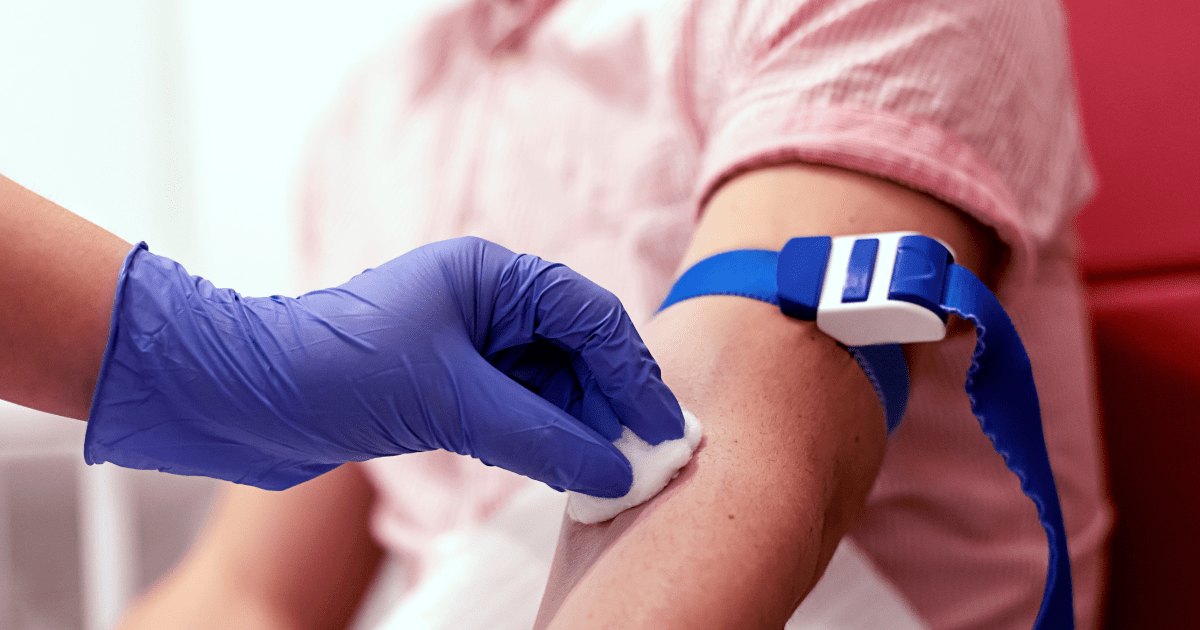 blood extraction for PRP therapy