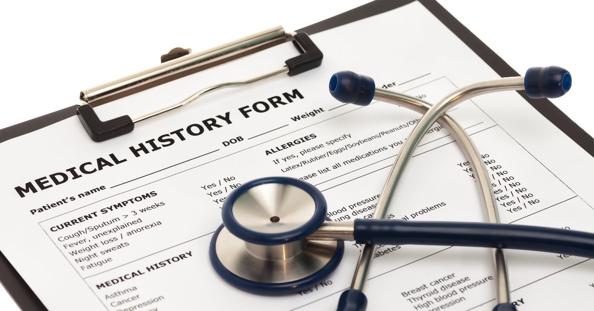 medical history chacklist